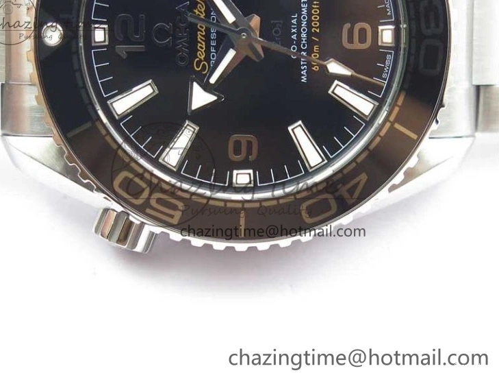 0116 Planet Ocean 39.5mm Black Ceramic Bezel SS VSF 1:1 Best Edition Black Dial on SS Bracelet A Stretchable 7890
